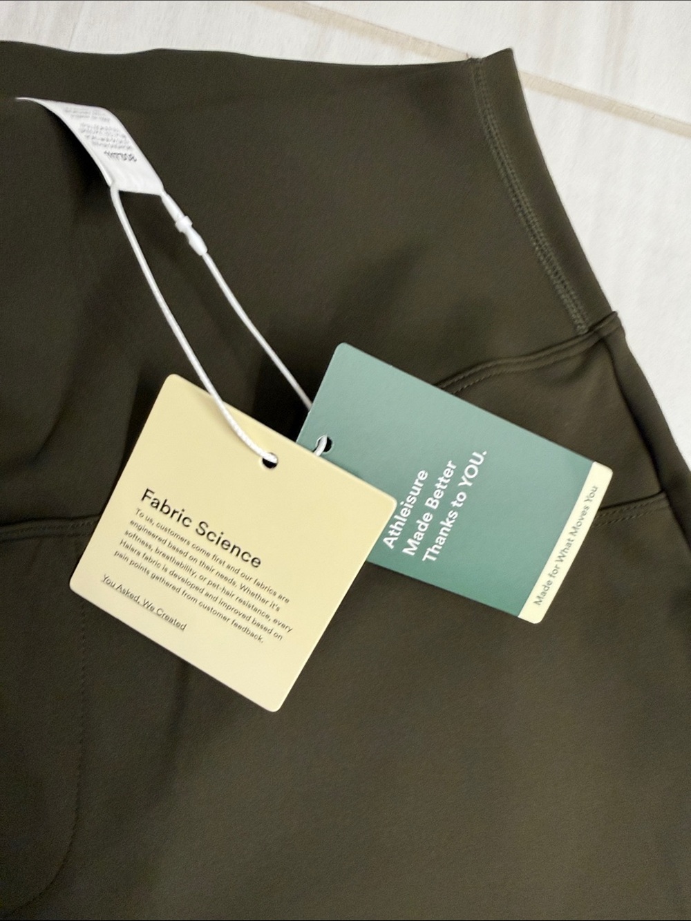HALARA Olive Green Wide-Leg Ponte Pants - Picture 3 of 7
